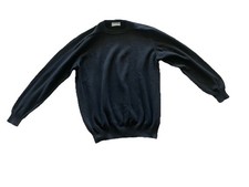 Vintage United Colors Of Benetton Men  s Black Long Sleeve Sweater Size Medium