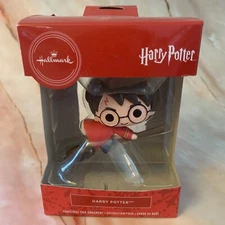 Hallmark Harry Potter Christmas Ornament 2019 Red Box Flying on Broom New