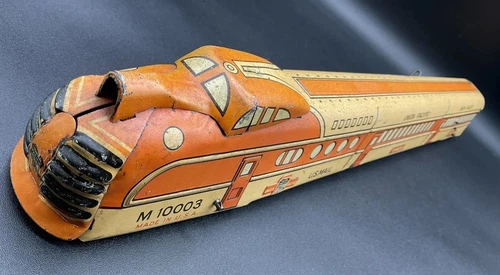 Marx Union Pacific US Mail M10003 Floor Train Vintage Tin Litho Windup 22” Long