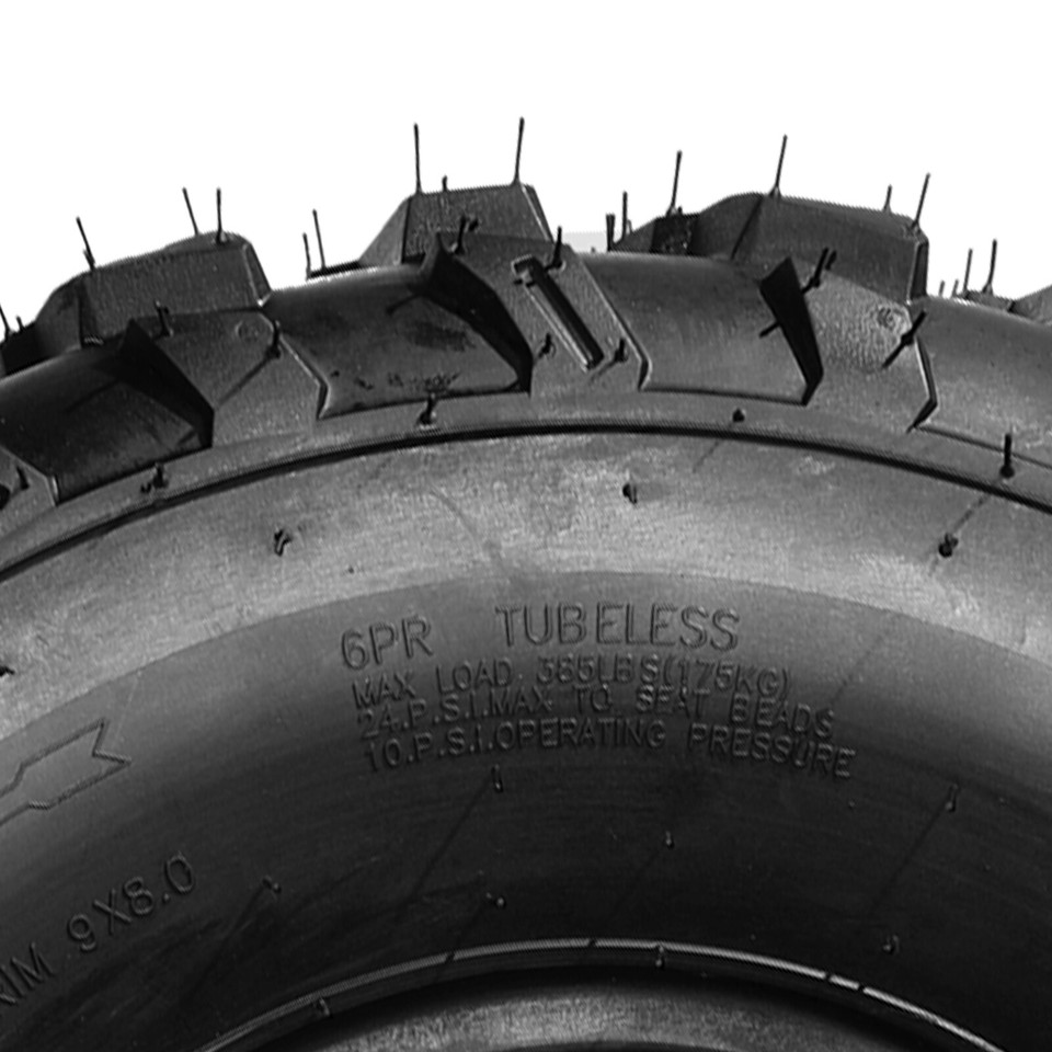 Set 2 ATV Mud Tires 22x10-9 22X10X9 6PR For Honda Recon 250 - Foto 5