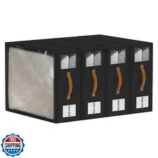 Aokeyee Bed Sheet Organizers and Storage, 4 Pack Foldable Closet Organizer an