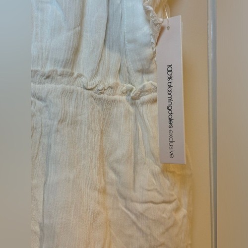 NWT Aqua (Bloomingdales Exclusive) Girls White Eyelet Tank Top Size XL 14/16 - Picture 5 of 6