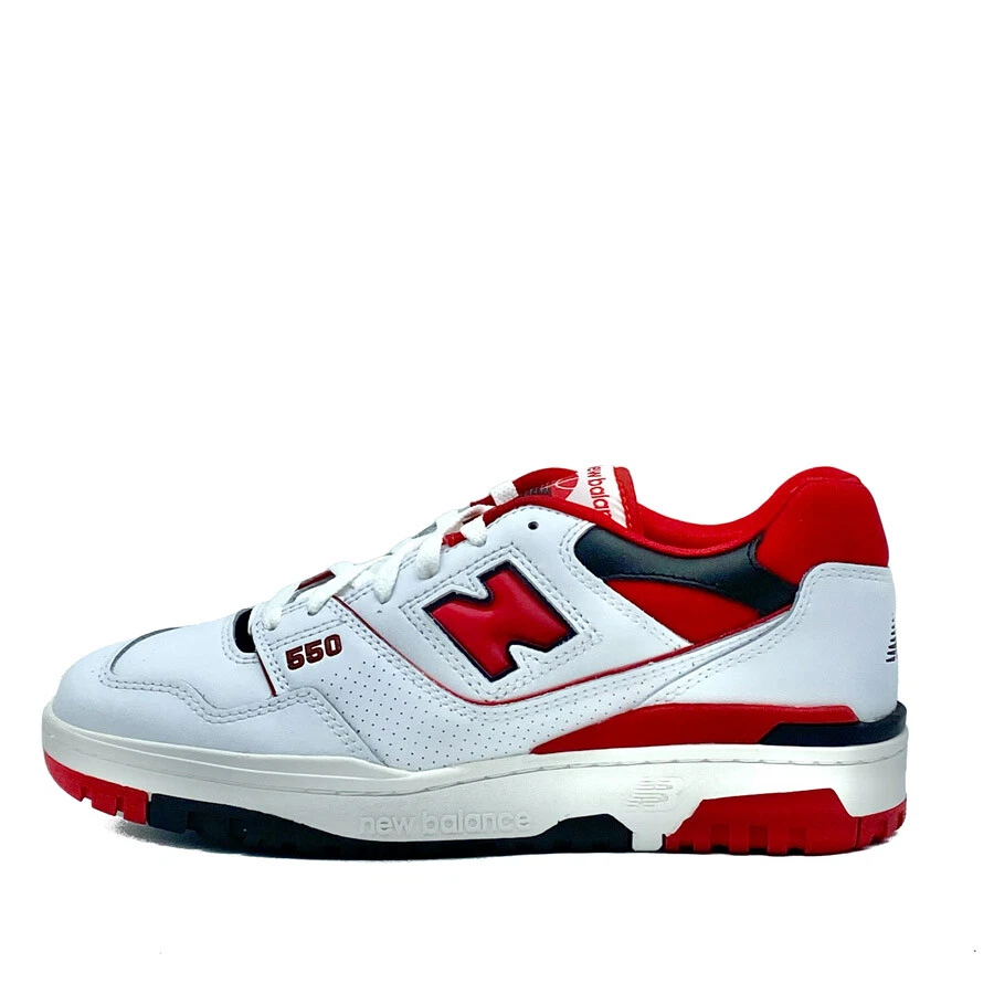 New Balance 550 White Red Sneaker BB550SE1 NUOVE IMBALLO ORIGINALE scarpe uomo