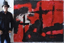 Mark W. Little, Original, Authentic, 72” X 60” Acrylic, Abstract, POP Art, Giant