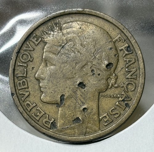 1937 France Two Francs 2 - Picture 2 of 2