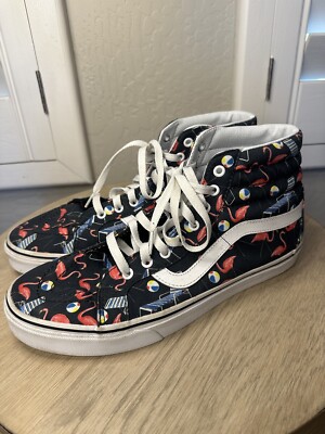 Vans Sk8-Hi Flamingo Beach High Top Skate Shoes Sz 11.5 Vans SK8 Men main image 2