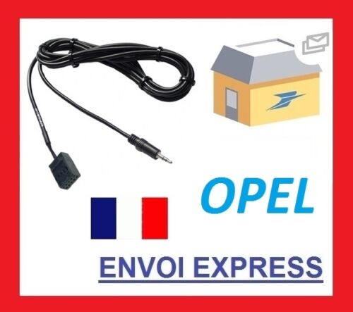 Cable aux auxiliaire adaptateur mp3 Opel Corsa de 2006 DVD 90 Navi 2015 - Bild 1 von 1