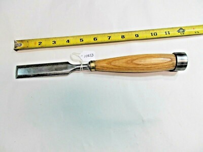 ERIK ANTON BERG 31/32'' Wide ''Shark Logo'' Woodworkers Chisel, Eskilstuna, Sweden 