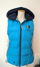 STEEDS REITWESTE GR. L BLAU WESTE ärmellose REITJACKE MIT KAPUZE JACKE 2407026