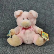 Pig Puppett Plush Pink Pretend Play Educational Soft Stuffed Toy Homeschool New 