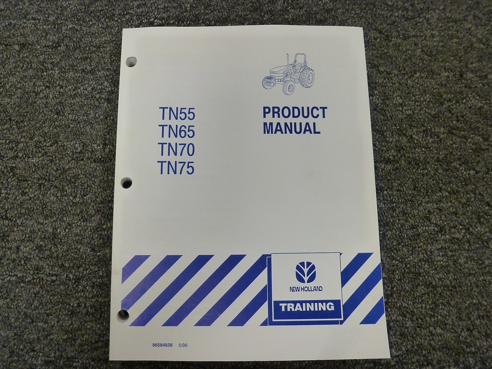 Holland Tn55 Tn65 Tn70 Tn75 Tractor Operators Manual for sale online | eBay