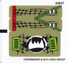 Lego New 70001 Legends of Chima Sticker Sheet Only Original Set Decal No Parts