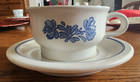 Yorktowne Cup (8 oz) & Saucer (6.5") Set Pfaltzgraff backstamp Stoneware Grey ! — photo 1