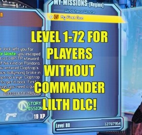 Borderlands 2 Character Instant Max Level 80 XP Boost XBOX ONE + X/S + 360