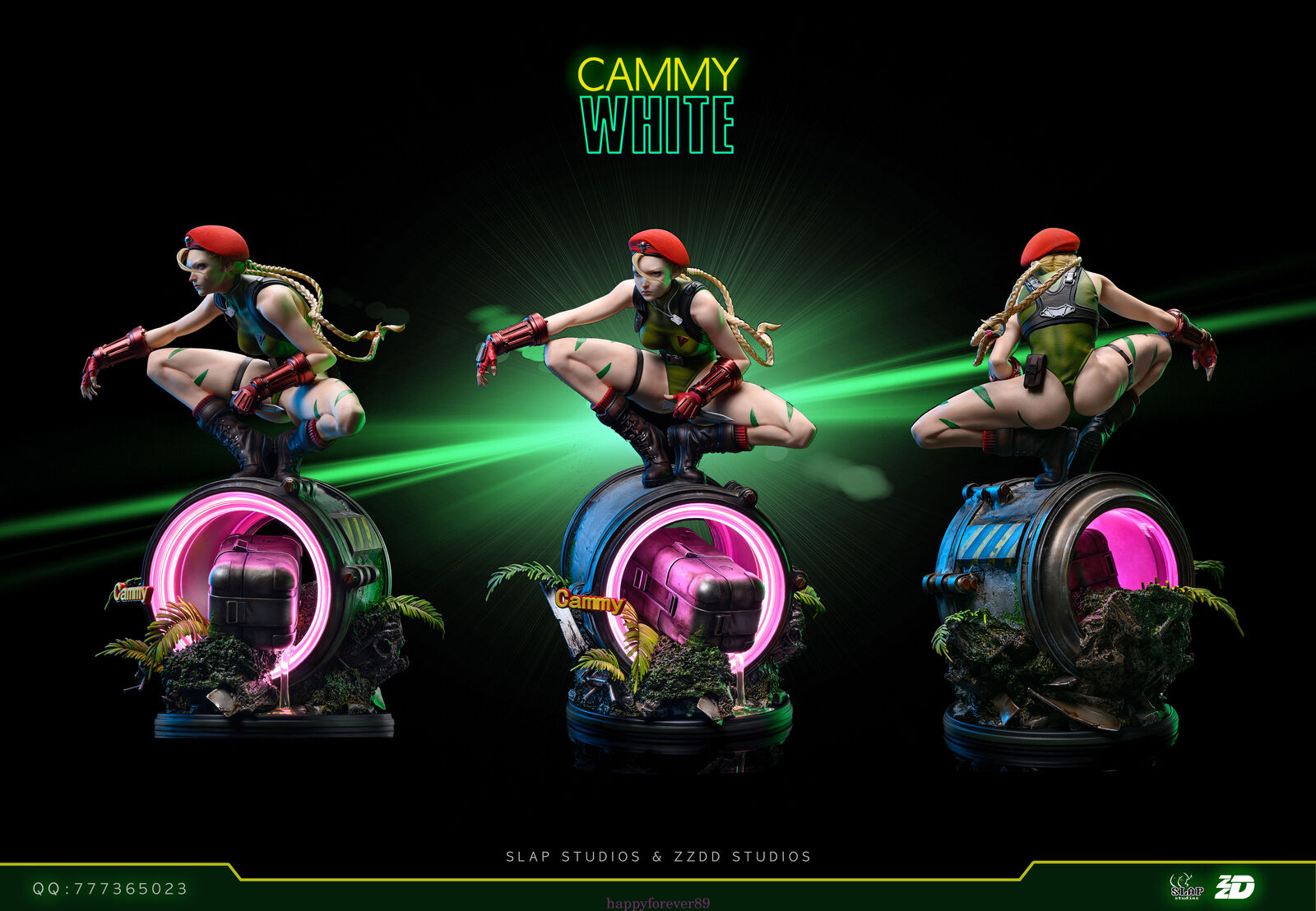 Cammy White Collaboration Folded Wallet STREET FIGHTER V×KINGZ, Goods /  Accessories