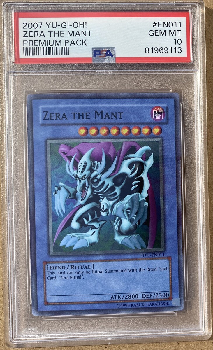YuGiOh! Zera the Mant, 2007, Secret Rare, PP01-EN011, Unlimited 