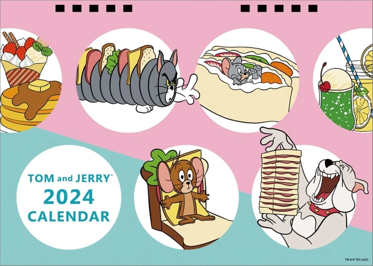 Tom And Jerry Calendar 2024 Daryl Emiline