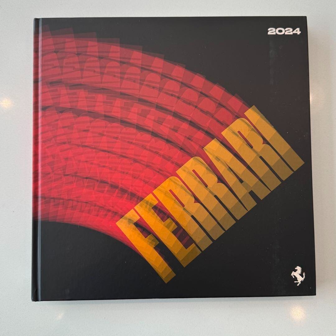 Ferrari Official 2024 year book NEW hard cover photo book