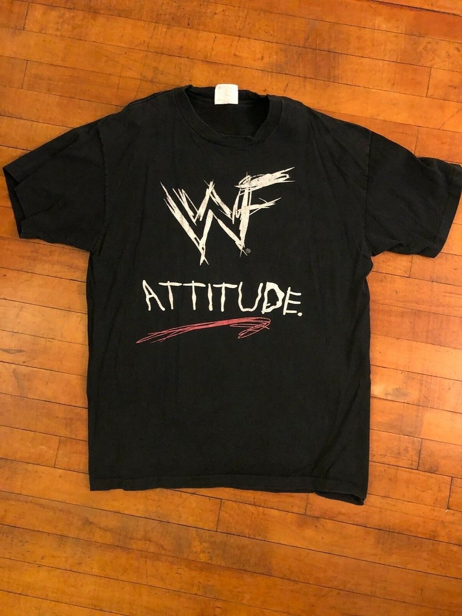 アーメッド・ジョンソン　Tシャツ　WWF時代の旧ロゴ　WWE Lサイズ Vintage WWF Attitude World Wrestling Federation Shirt Come Get