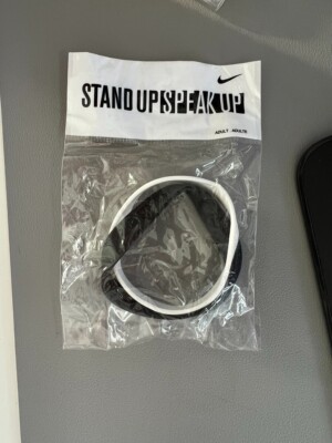 Nike Stand up Speak up Armband Bracelet Adult NEU (henry,retro,vintage)