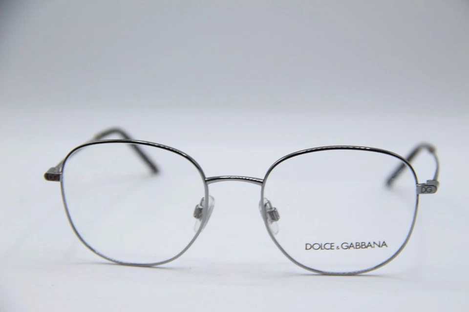 NEW DOLCE & GABBANA DG 1332 04 SILVER BLACK AUTHENTIC EYEGLASSES 52-19 145 - Image 2 of 4