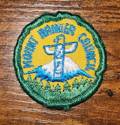 Mount Rainier Council Totem Patch BSA Boy Scouts America 2'' No FDL Patch