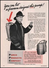 1957 Parco Products Pennsburg Pennsylvania Dragon Portable Fire Pumps Print Ad