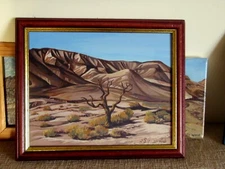 Кртина, живопись акрилом. "Пустыня Арава", Израиль
