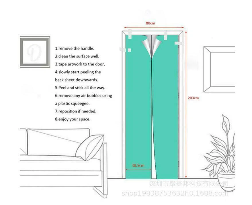 3D Tropical Palm Tree Nature Scenery Door Sticker Murals Waterproof Wallpaper - image 3 of 4