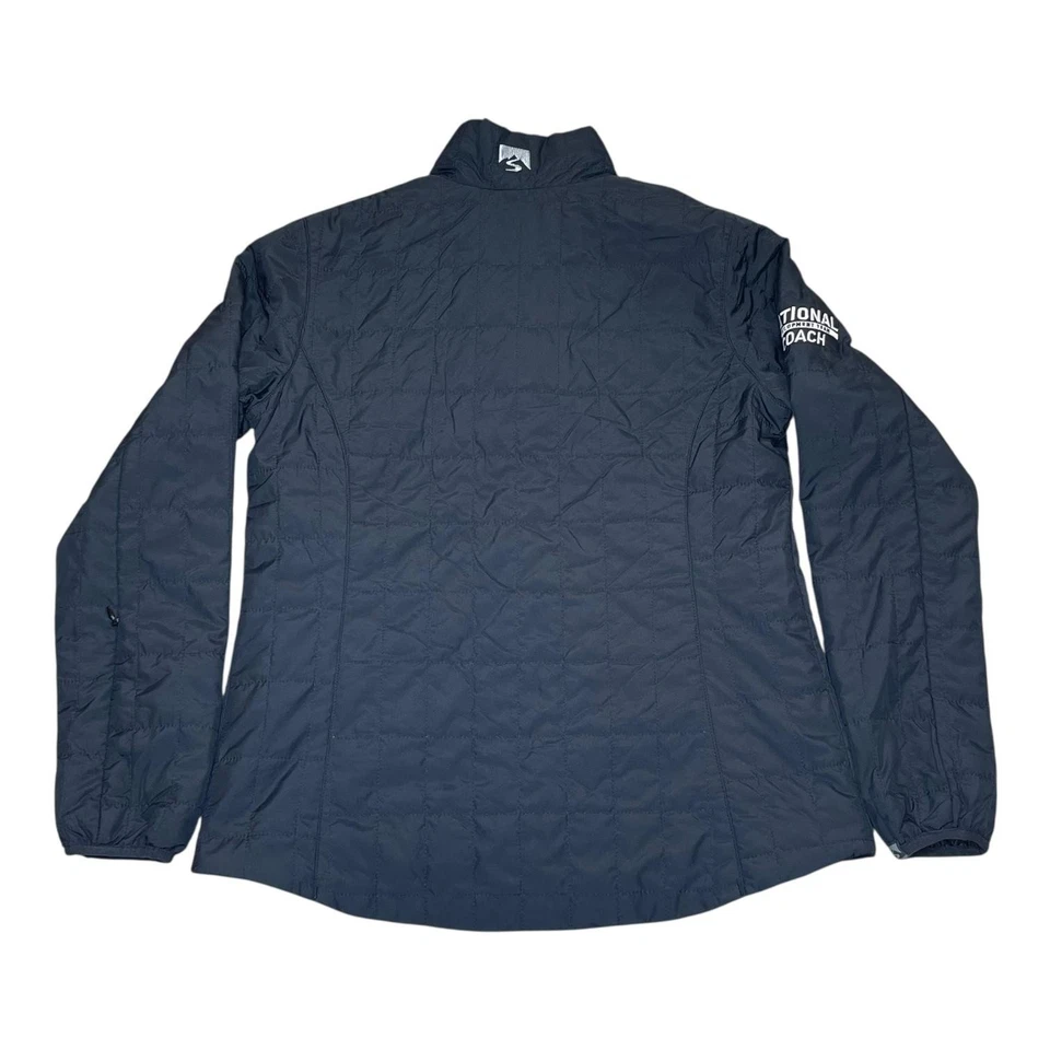 US Figure Skating Jacket Womens Small Black National Coach Packable Thermolite - Image 2 of 4