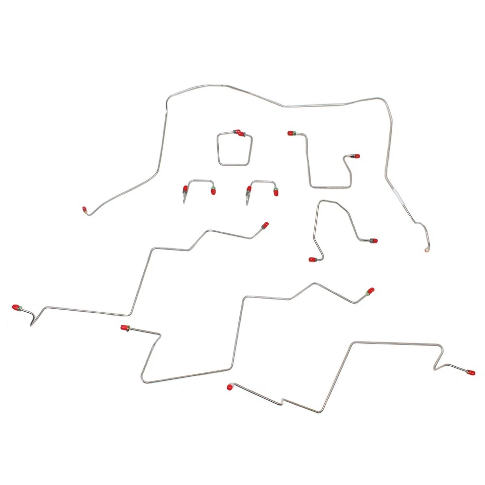 Kit completo de línea de freno para Dodge Ram 1500 98-01 4x4 cabina extendida AWABS CBK0014SS Foto 2 de 4