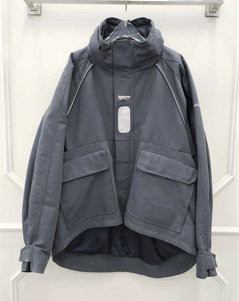 Giacca parka Balenciaga Wave logo shell 42950860