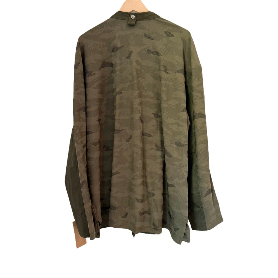 NWT Chef Works Olive 3XL Modern Fit Mojave Chef Coat For Men Green Camo - Image 4 of 4