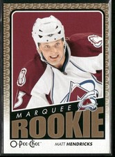 2009-10 O-Pee-Chee Matt Hendricks RC #521 Colorado Avalanche