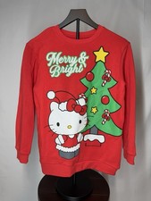Hello Kitty Christmas Sweater Youth Multiple Sizes NWOT