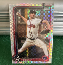 Topps 2025 Chrome Update X-Fractor Erick Fedde #USC89 Atlanta Braves MLB
