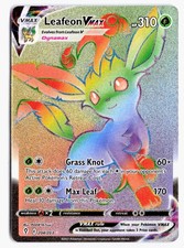 Leafeon VMAX 204/203 Rainbow Rare Evolving Skies Pokemon Holo NM on eBay