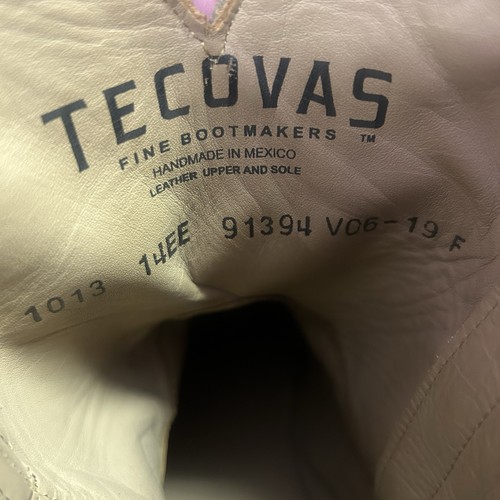 Tecovas The Roy Suede Western Cowboy Boots Mens 14 EE - Picture 5 of 11