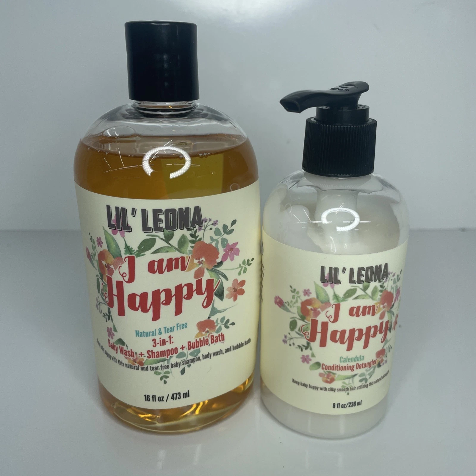 All Natural Lil Leona 3-in-1 Baby Shampoo/Baby Wash/Bubble Bath And Conditioner
Opens in a new windo