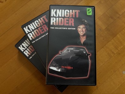 KNIGHT RIDER VHS | RE-TV Collector s Edition Lot of 3 | David Hasselhoff