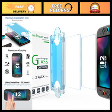 Auto-Alignment OneTouch Screen Protector for Nintendo Switch 2 - Easy Install, H