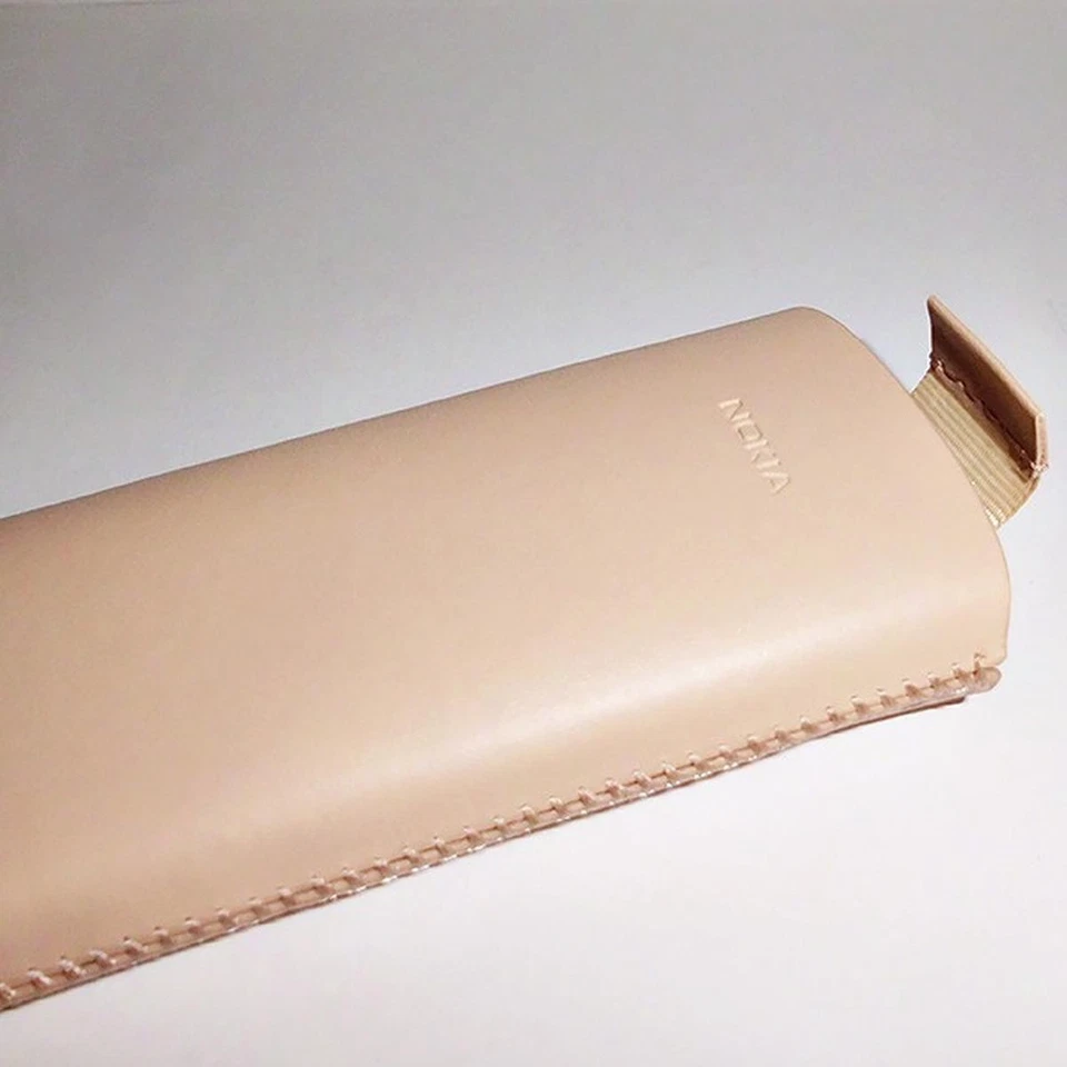 Nokia 8800 Gold Arte Leather Case Beige Cover Accessories - Image 2 of 2