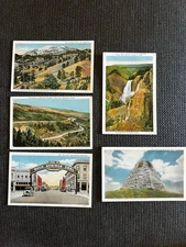 Wyoming POSTCARD LOT Old Post Card Views USA Roadside America MIX
