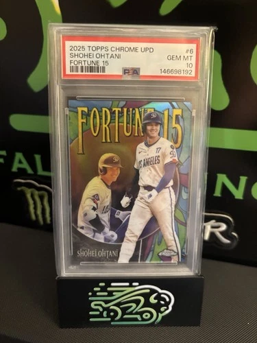 2025 Topps Chrome Update Series - Fortune 15 Shohei Ohtani #F15-6, PSA 10