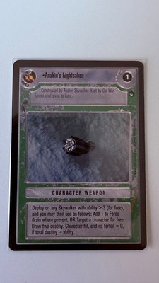 Star Wars CCG Hoth Fehldruck ''Anakin's Lightsaber''