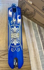 New Phoenix Pro Scooter Deck 4.75" X 21.5" - Glossy Blue