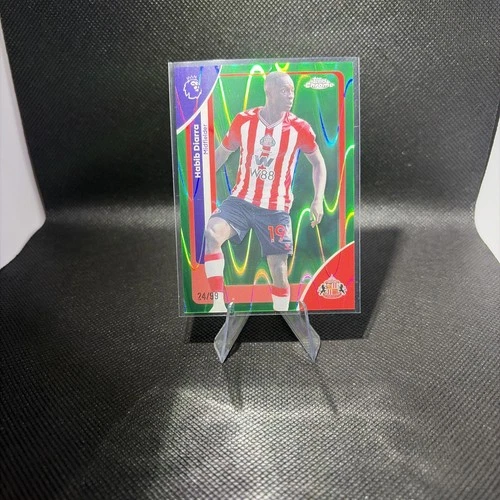 2026 Topps Chrome Premier League Soccer Green Raywave Refractor Habib Diarra #164