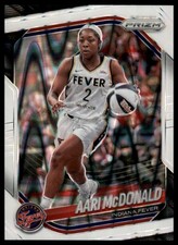 2025 Panini Prizm WNBA #10 Aari McDonald White Seismic Prizms