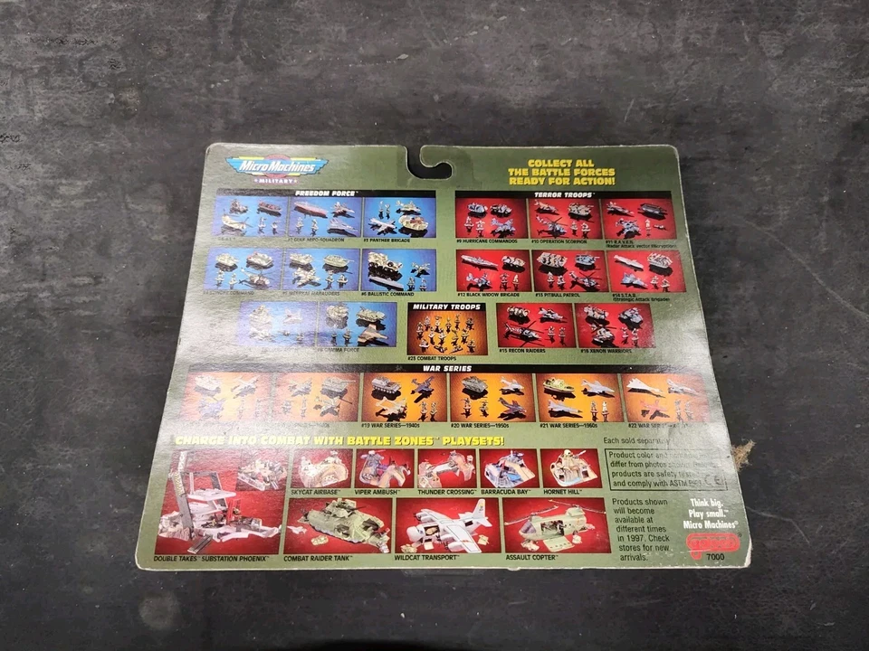 MICRO MACHINES 1996 Military #3 Panther Brigade RARE HTF Freedom Force FT1 - Image 2 of 2