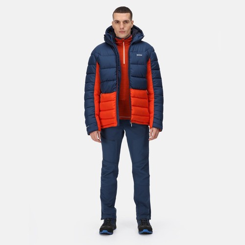 Regatta Mens Nevado VI Hooded Insulated Padded Puffer Jacket Coat RRP £120 - Picture 4 of 15